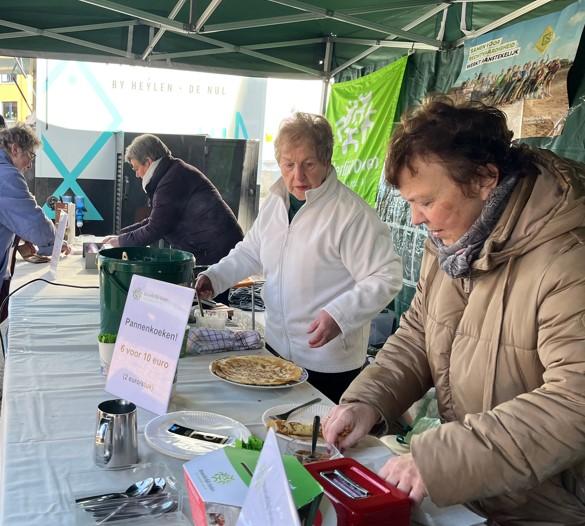 Koffiestop op de markt