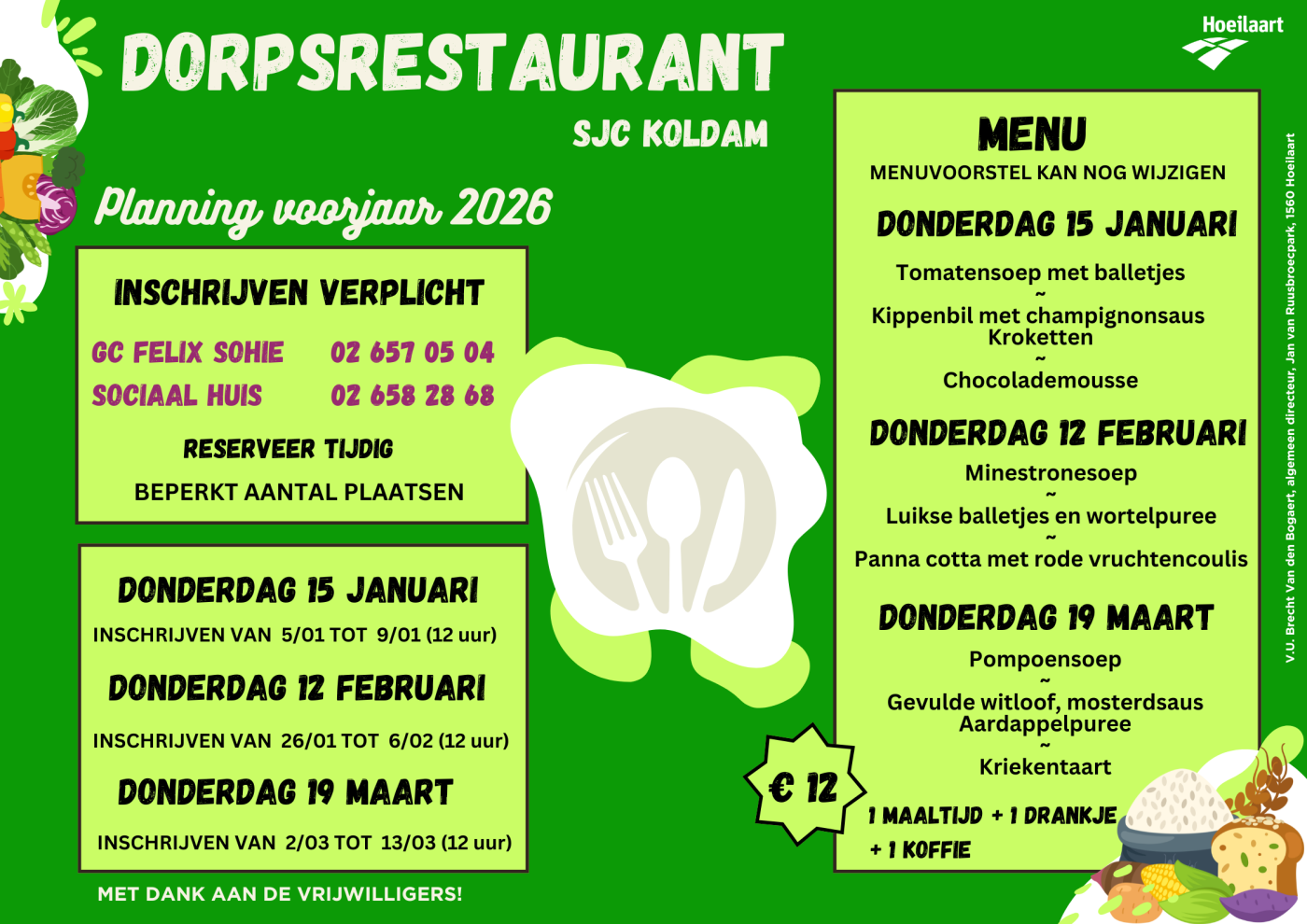 menu voorjaar