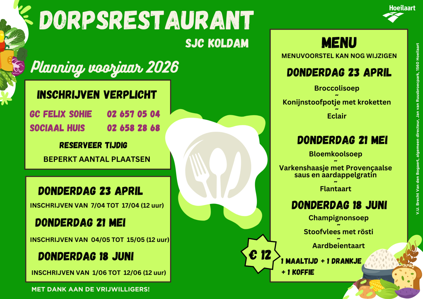 menu voorjaar