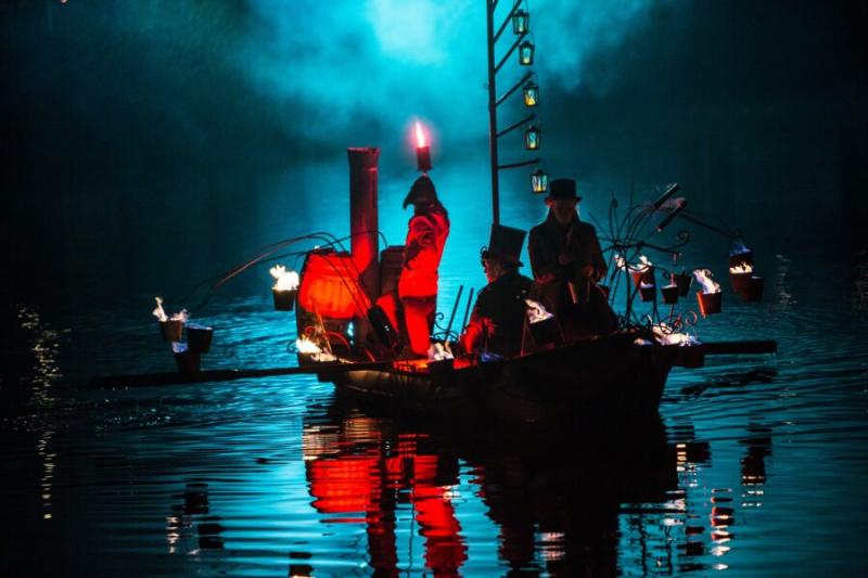 Boot op het water