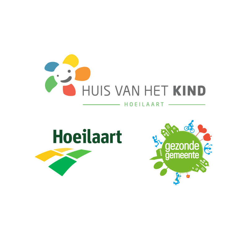 logo's Hoeilaart, Huis van het Kind, Gezonde Gemeente