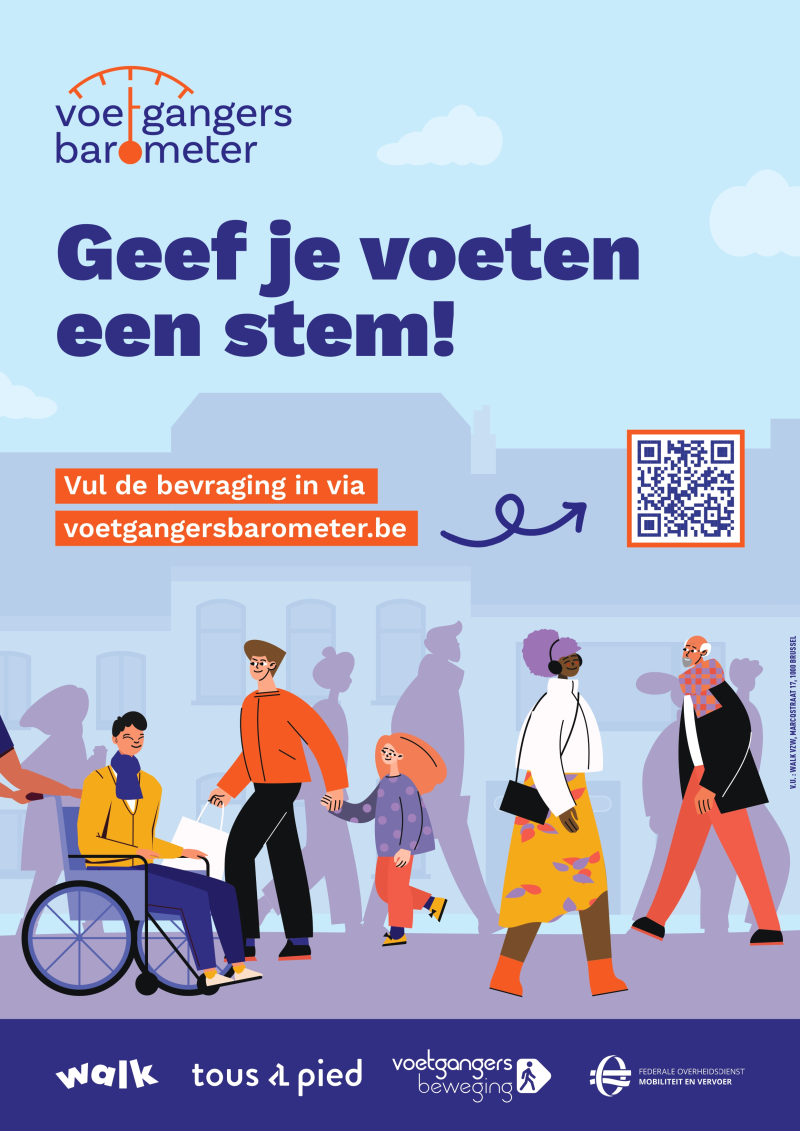 affiche, geef je voeten een stem