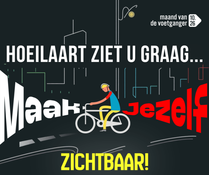 Campagnebeeld Maand van de Voetganger W2