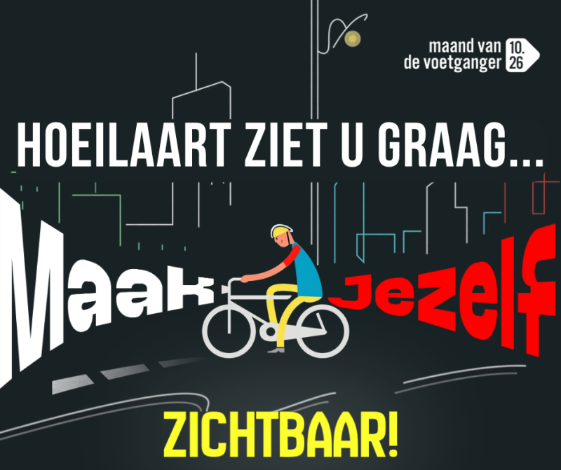 Campagnebeeld Maand van de Voetganger W2